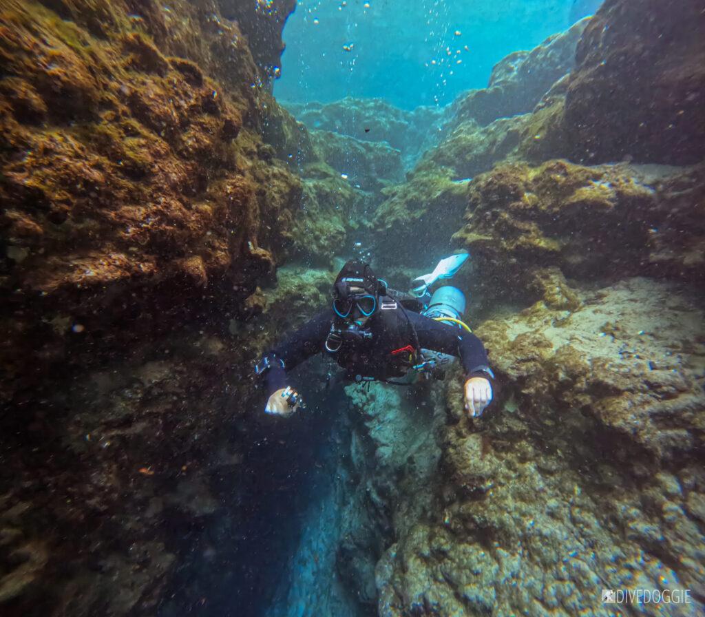 Sidemount Cavern Dive